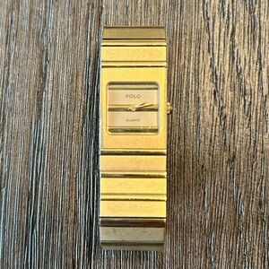 Polo Gold Quartz Watch.